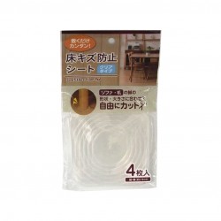 Floor Pad Clear 4P 90x1.5mm
